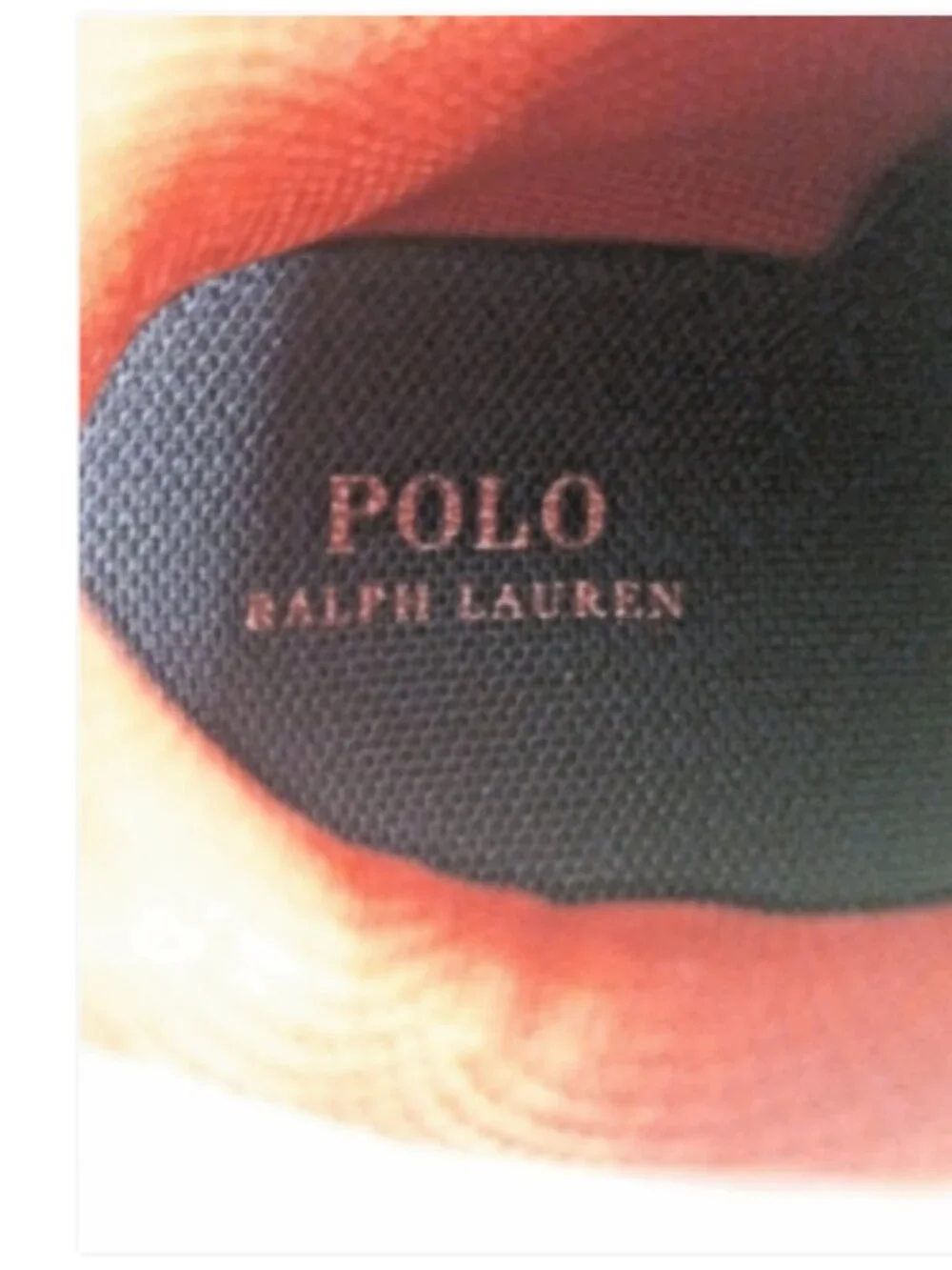 Polo Ralph Lauren Barnes III Toddler 6 Navy Red Slip On Sneakers Shoes NIB